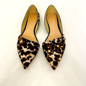 J. Crew Dyed Calfskin Flats